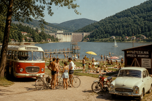 Budwa Elektrownia wodna Porabka Budowa zapory w Porąbce – historyczne zdjęcia z powstawania jednej z największych inwestycji hydrotechnicznych II RP