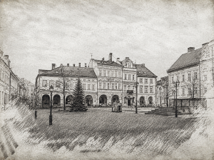 Stary rynek w europejskim miasteczku Metamorfoza bielskiego Rynku – od parkingu i przystanku autobusowego do salonu miasta