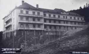 dawne senatorium Wilkowice i Bystra – dawne sanatoria i życie pod stokami Magurki na starej kliszy