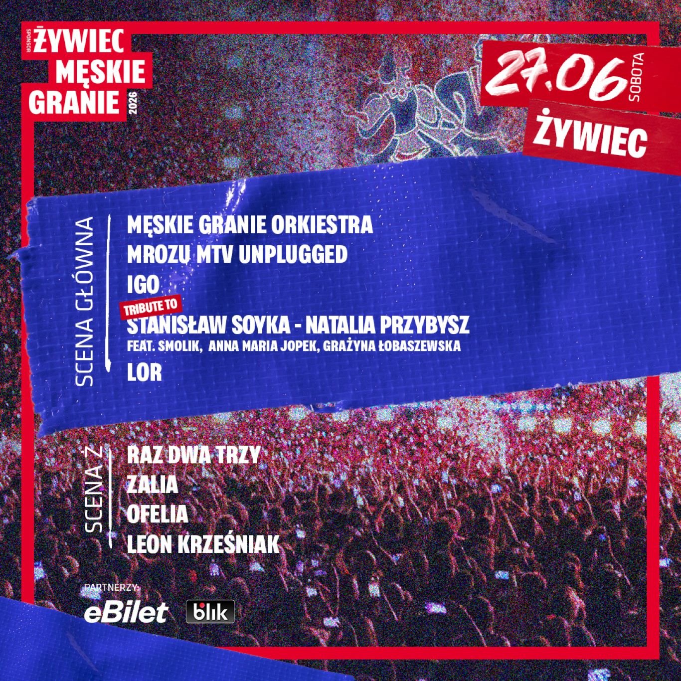 Męskie Granie 2026 Żywiec - 27 czerwca
