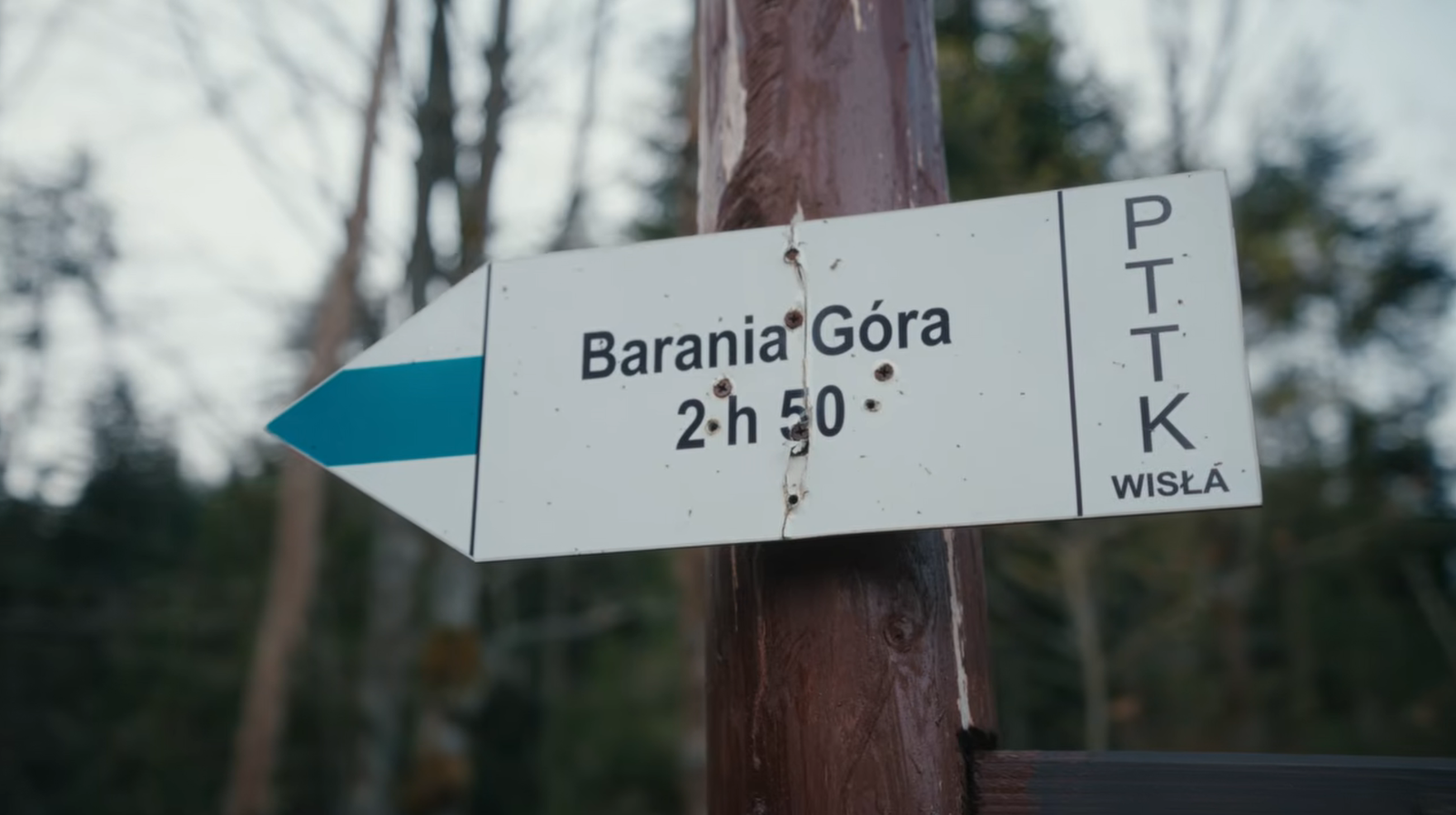Barania Góra przez Kaskady Rodła - niebieski szlak 15 Barania Gora PTTK WISLA Niebieski Szlak 2h50 Barania Góra przez Kaskady Rodła - niebieski szlak