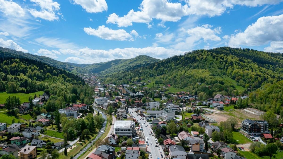 Szczyrk - widok na centrum miasta