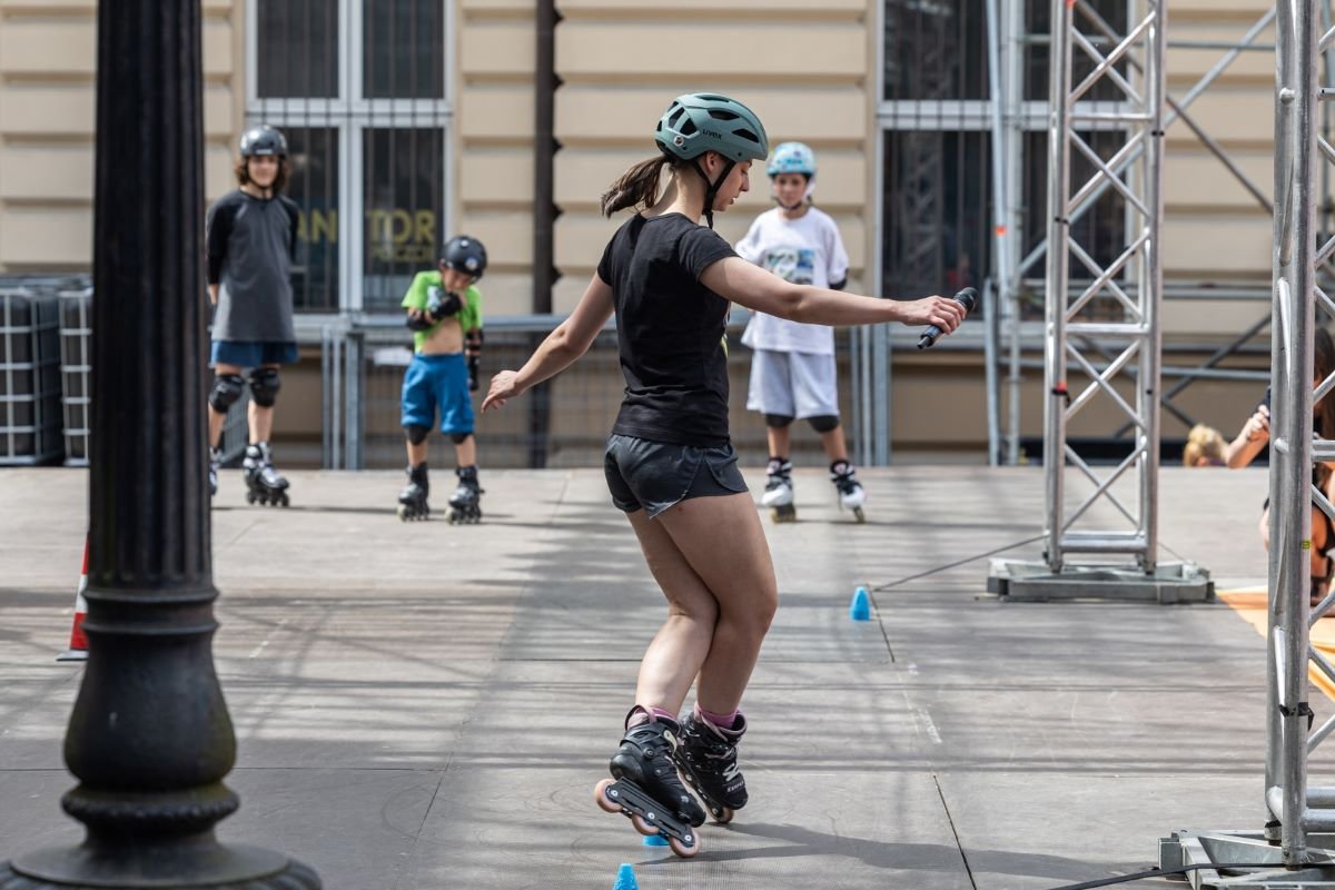 Happy Bike Beskidy 2026 w Bielsku-Białej. Rowery, rolki, deskorolki i koncerty - PROGRAM 1 Wicemistrzyni Europy Freestyle Slalom Justyna Czapla