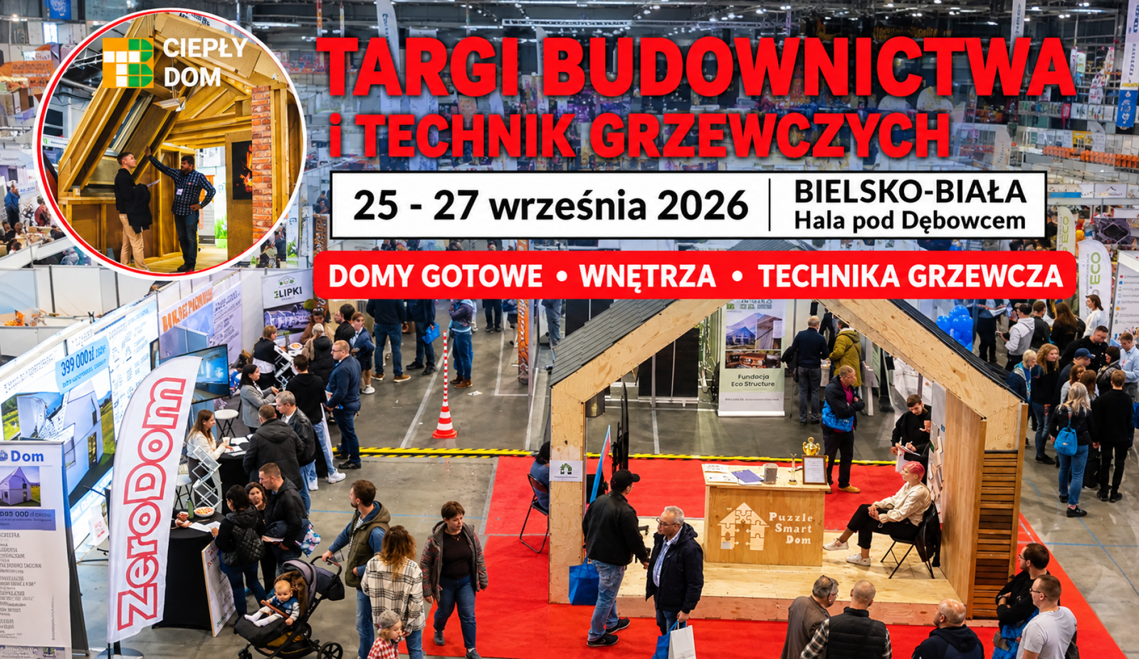 Weekend w Bielsku-Białej i Beskidach 25-27 września. Targi w hali pod Dębowcem, tango i koncerty 2 Targi Ciepły Dom w hali pod Dębowcem 25-27.09