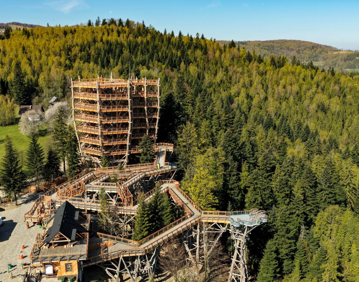 Co robić w Beskidach jesienią? 20 pomysłów na weekend 2 Wieża widokowa Skolnity Wisła